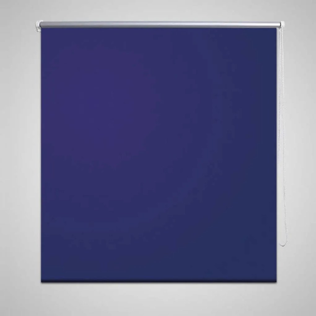 Tenda A Rullo Oscurante 160 X 230 Cm Blu Marino /