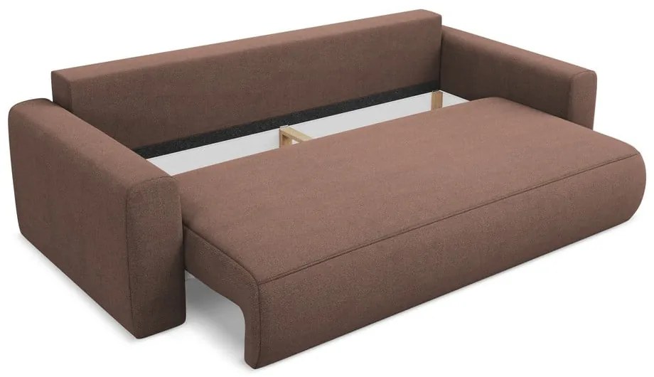 Divano rosa allungabile/con contenitore 238 cm Kapua – Makamii