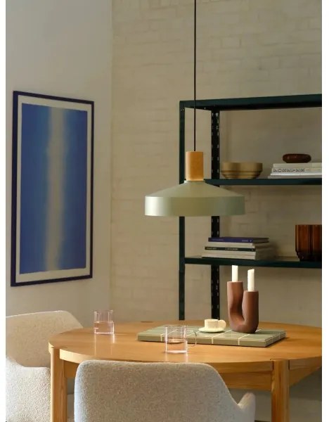 Nordlux - Lampadario a sospensione con filo ELVAS 1xE27/60W/230V diametro 37,5 cm verde