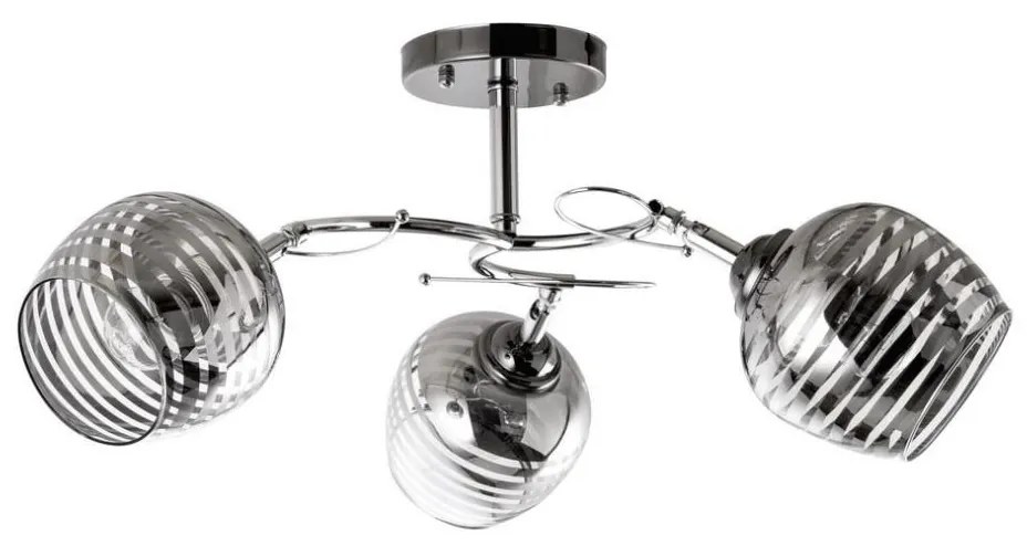 Lampadario a sospensione con supporto rigido 3xE27/60W/230V