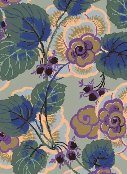 Isidore Leroy Carta da parati Suzanne - Original