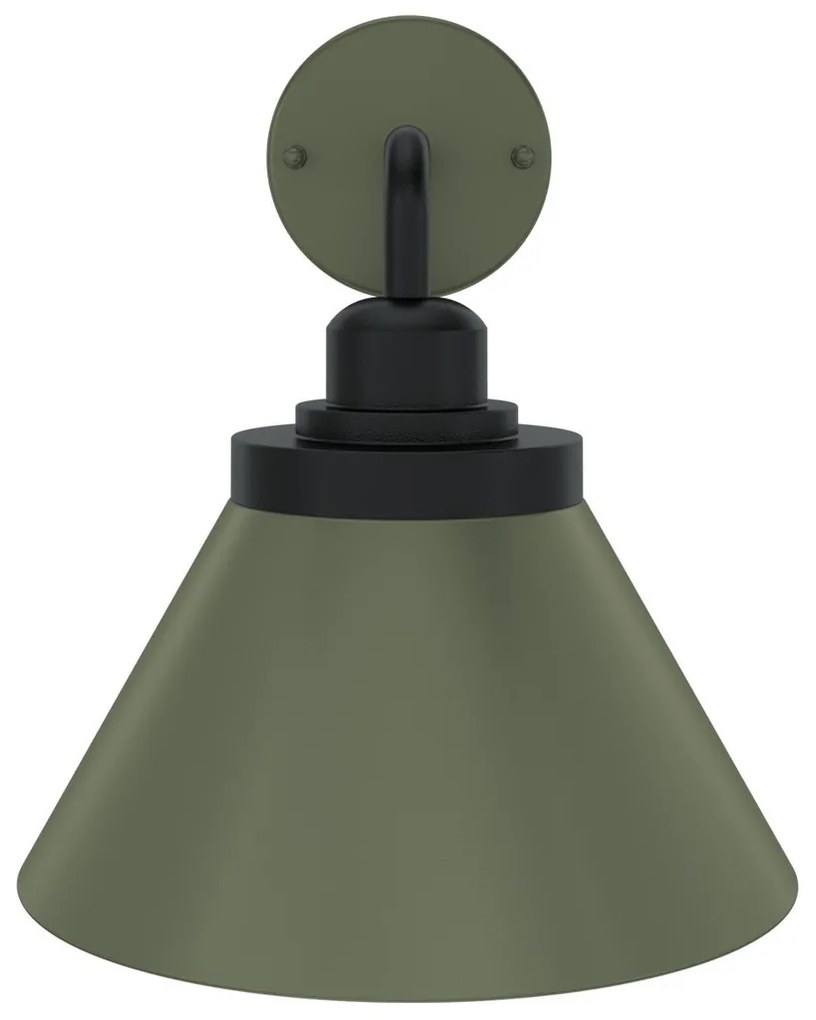 Applique E27 Verde scuro IP54 per Esterni - Serie FOCUS