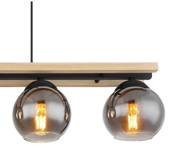 Globo 15569-4H - Lampadario a sospensione con filo CONNI 4xE27/25W/230V