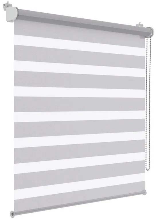 Tenda a rullo giorno / notte Orleans grigio chiaro 80x250 cm