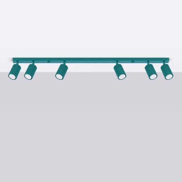 Brilagi - Faretto LED CRESTO 6xGU10/10W/230V turchese