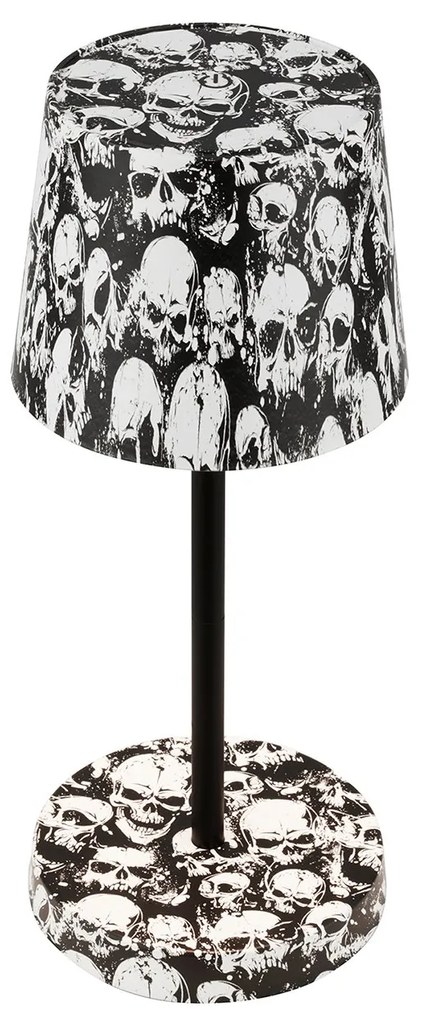 Lampada Da Tavolo Contemporanea Piha Plastica Nero Led Integrato 2,6W 3000K