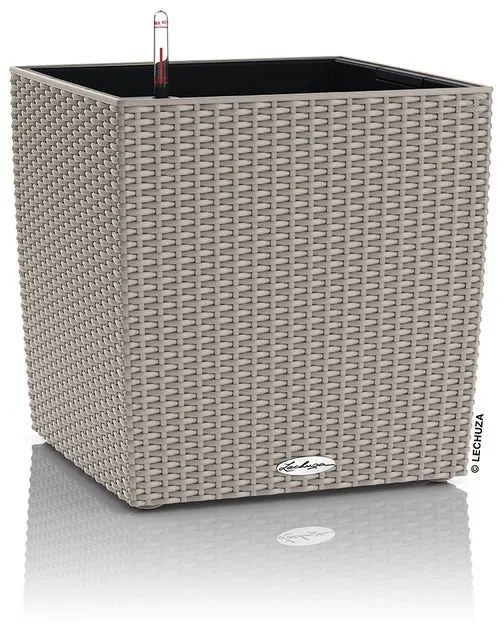 Vaso per piante e fiori Cottage LECHUZA in polipropilene beige H 30 cm L 30 x P 30 cm