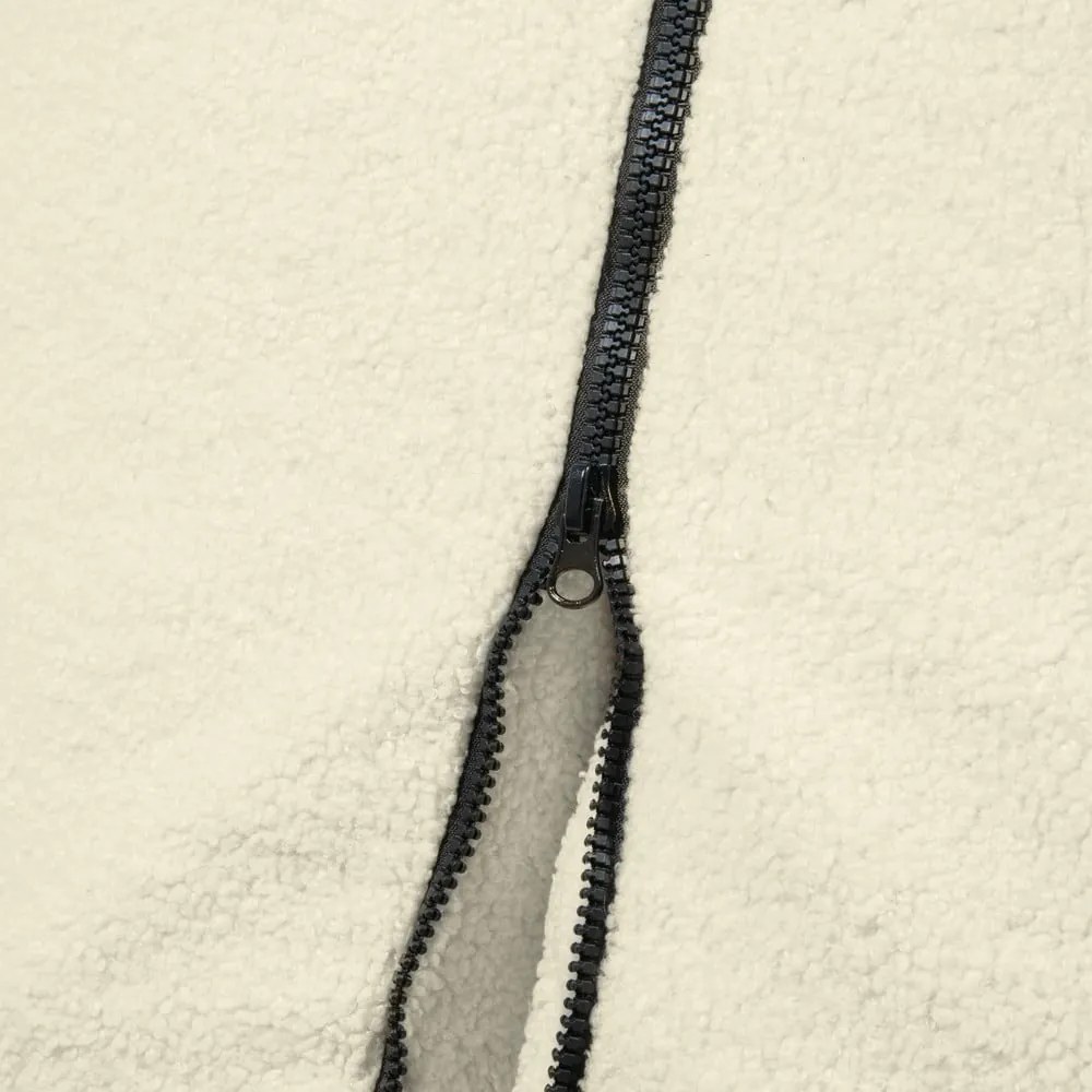 Pouf a sacco per bambini marrone con rivestimento in bouclé Clip Clap 115 – SLOWDOWN