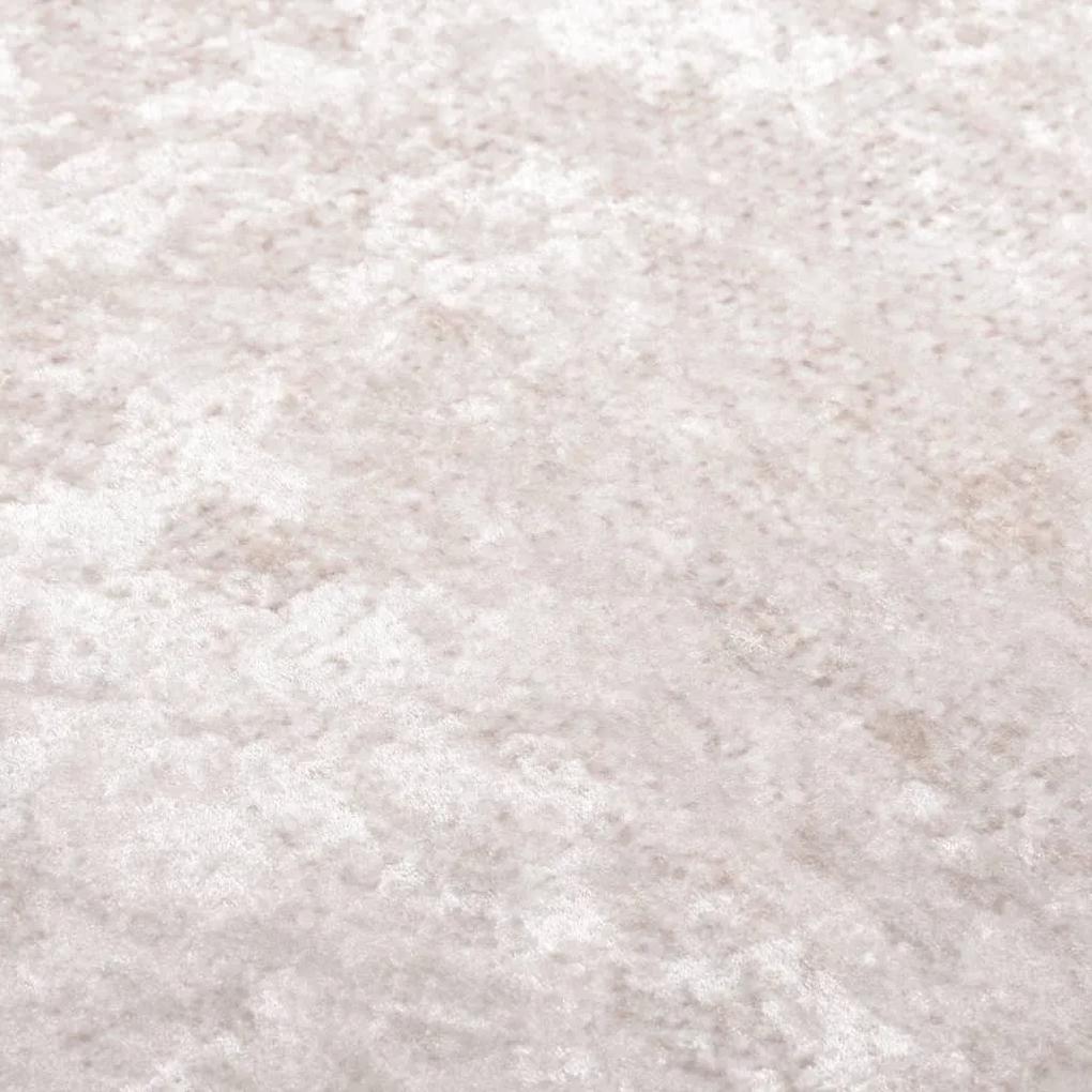 Tappeto Lavabile Bianco e Nero 150x230 cm Antiscivolo