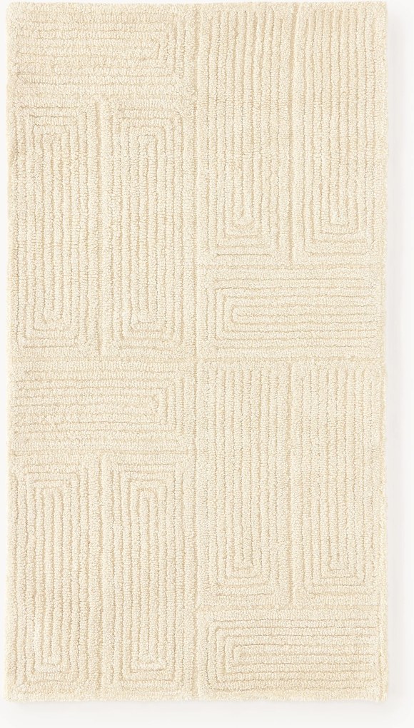 Tappeto in lana fatto a mano con motivo geometrico Alexia