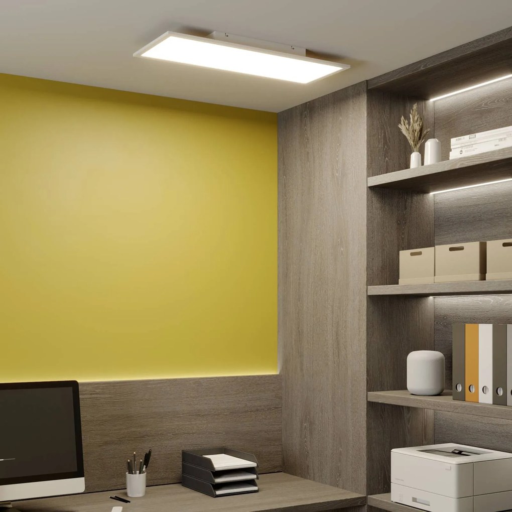 Pannello LED Lindby Luay, 30 x 80 cm, bianco, 3000-6000K