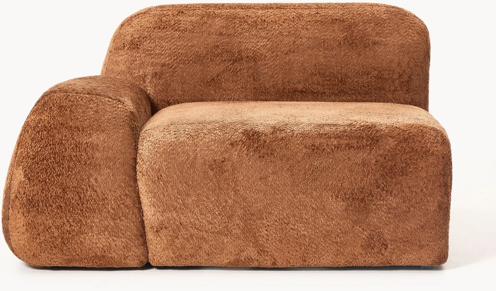 Modulo angolare in teddy-bouclé Wolke