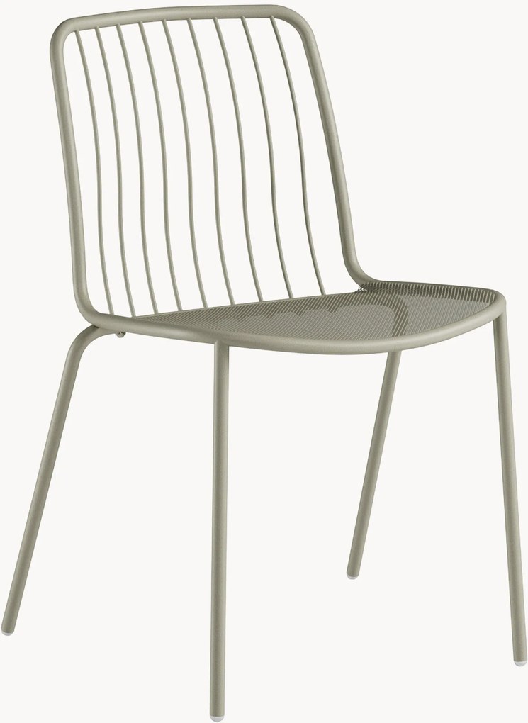 Set di 2 sedie da giardino impilabili Alisea