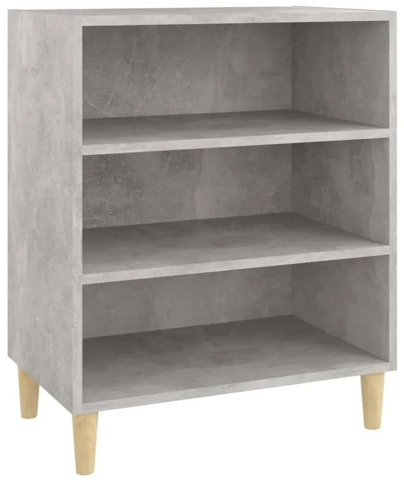 Credenza grigio cemento 57x35x70 cm in truciolato