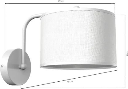 Applique ALBION 1xE27/60W/230V