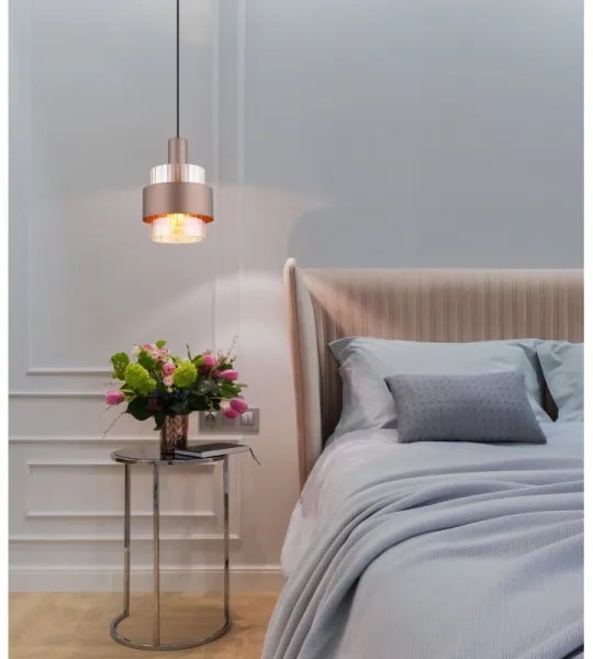 Globo 15560HA - Lampada a sospensione con cavo MILLEY 1xE27/60W/230V