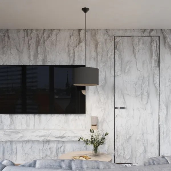 Sollux SL.1406 - Lampadario a sospensione con filo NOVA 1xE27/15W/230V diametro 40 cm nero