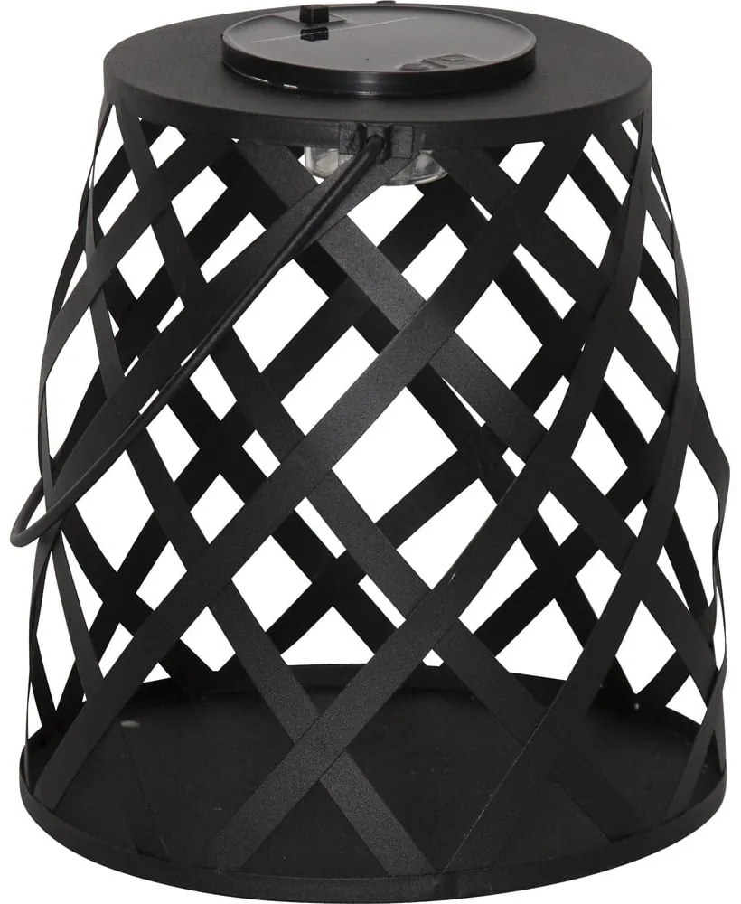 Lanterna LED nera, altezza 20 cm Calabria - Star Trading