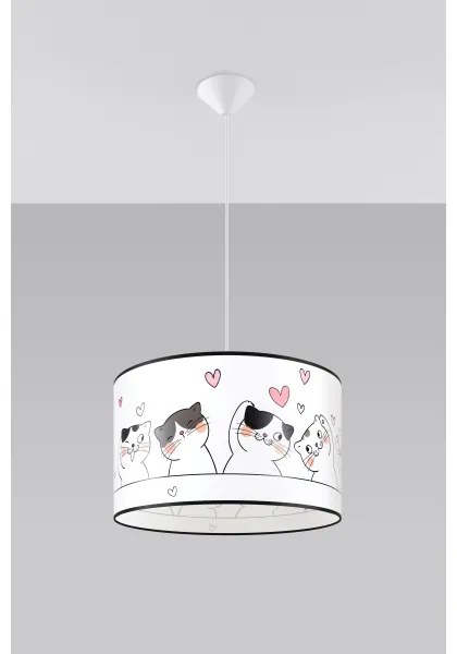 Sollux SL.1419 - Lampadario a sospensione per bambini CAT 1xE27/15W/230V diametro 40 cm