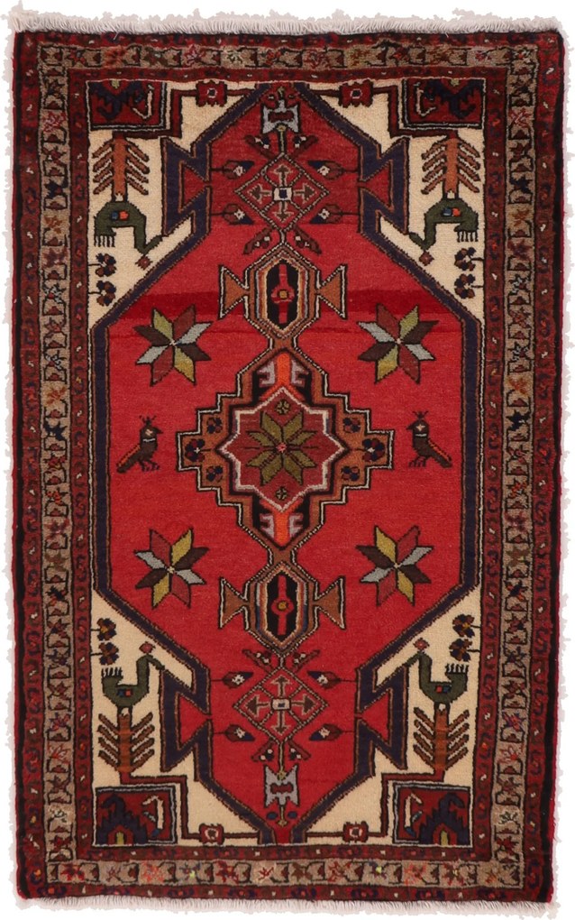 Hamedan Tappeto 80x130 (Iran) Annodato A Mano