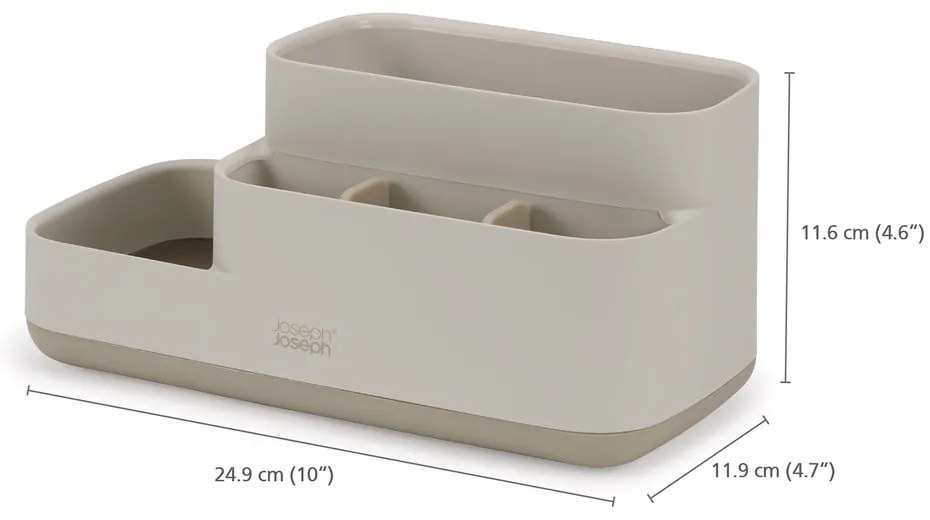 Organizzatore bagno beige EasyStore - Joseph Joseph