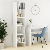 Libreria Bianco Lucido 40x35x180 cm in Truciolato 803404