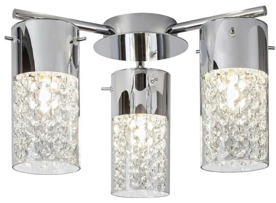 Rabalux 2195 - Plafoniera da bagno NIAGARA 3xE14/40W/230V IP44