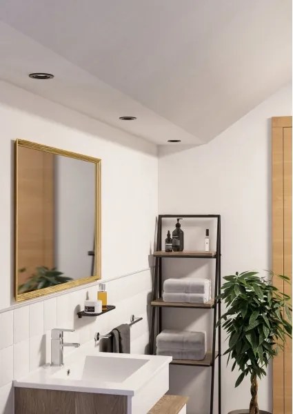 Eglo 902236 -LED faretto da incasso per bagno BARRANCO 1xGU10/4,5W/230V IP44 nero