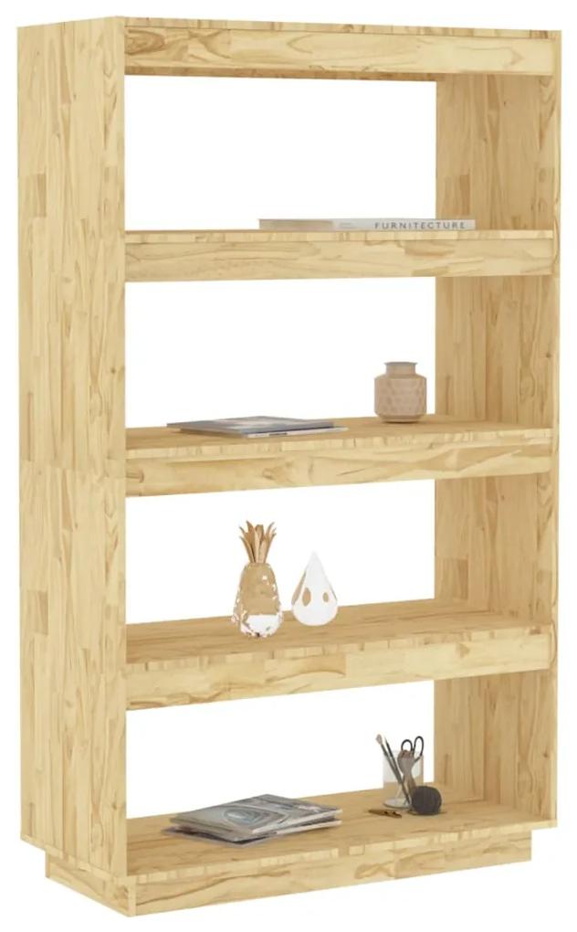 Libreria/divisorio 80x35x135 cm in legno massello di pino