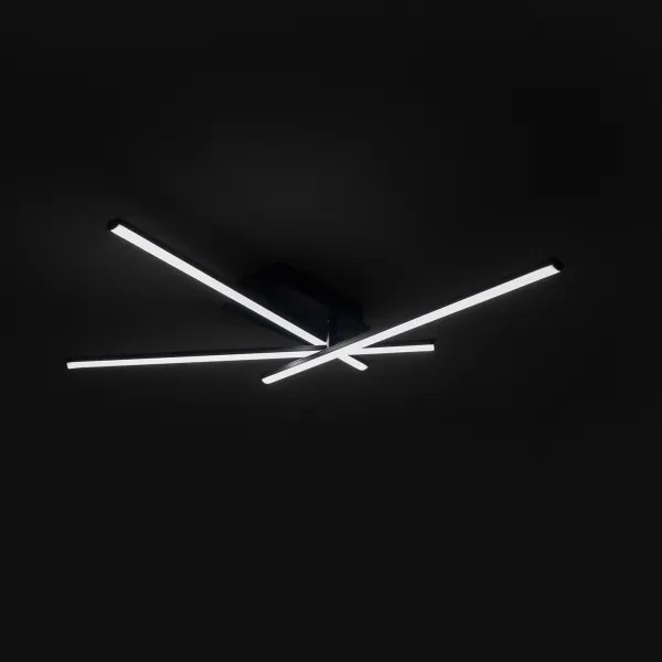 Brilagi - Plafoniera LED STRIPES LED/30W/230V nera