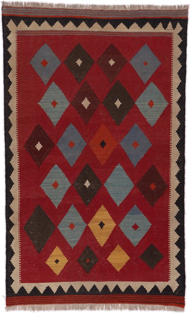 Kilim Tappeto 160 x 270 (Iran) Tessuto A Mano