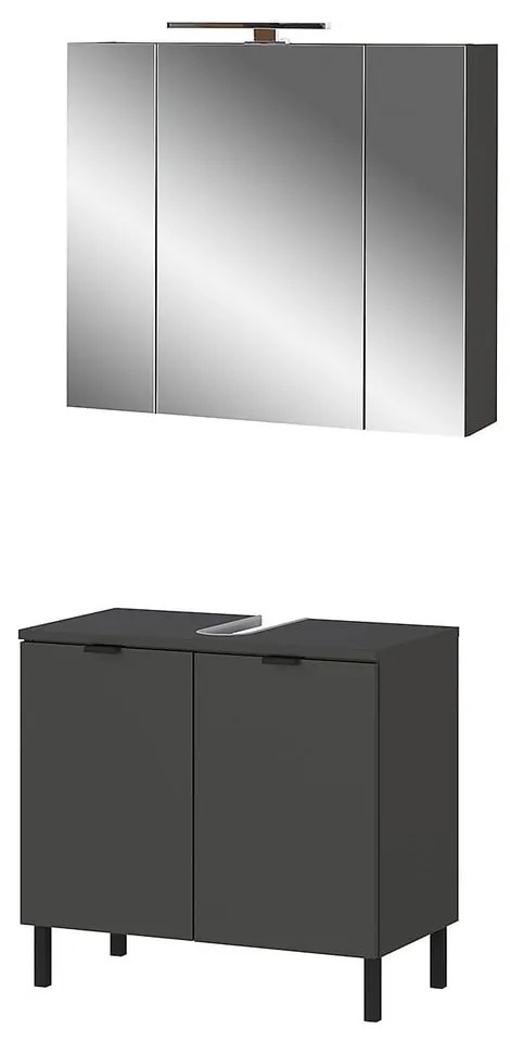 Set mobili da bagno antracite Arcena - Germania