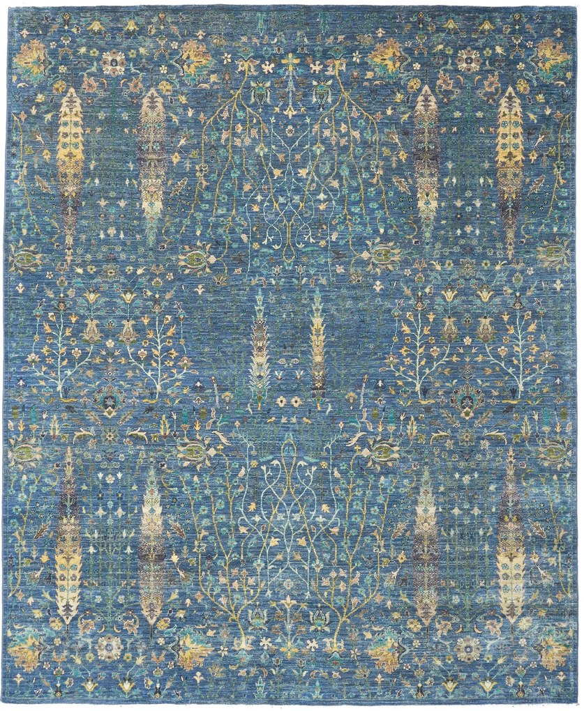 Samarkand Tappeto orientale 250x200 Blu (Pakistan) Annodato A Mano