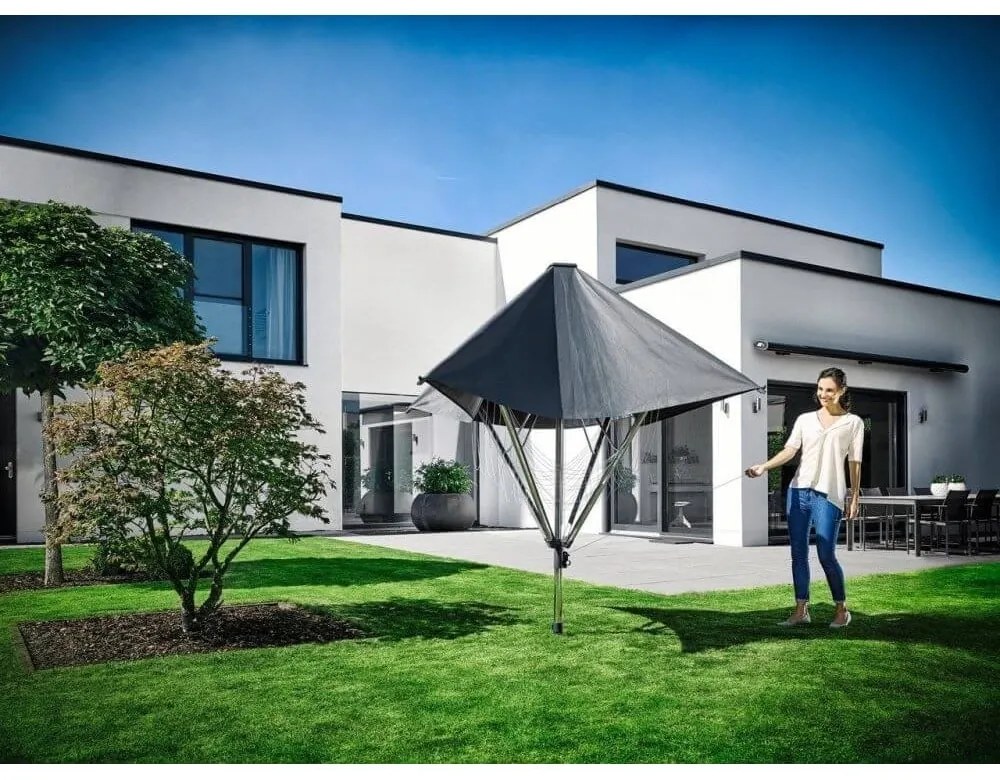 Stendino da giardino argentato 40 m LinoProtect 400 – LEIFHEIT