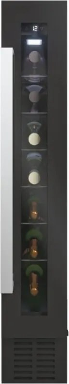 DiVino ccvb 15/1. Posizionamento dell'apparecchio: Da incasso, Colore struttura: Nero, Colore interno: Nero. Capacità bottiglie: 7