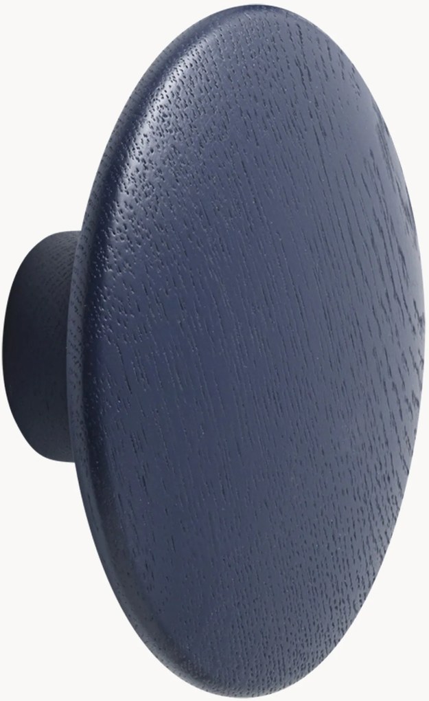 Gancio da parete in legno di quercia Dots, Ø 13 cm