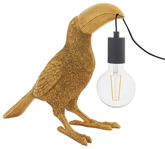 Endon 95077 - Lampada da tavolo TOCO TOUCAN 1xE27/10W/230V oro