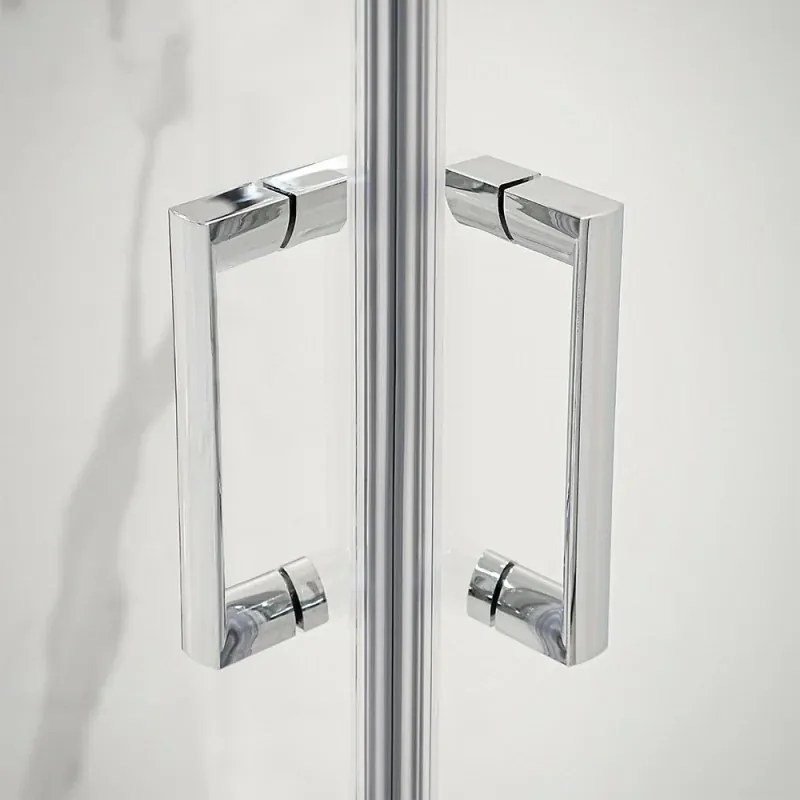 Box doccia angolare 70x140 cm Icon doppio scorrevole con vetro trasparente