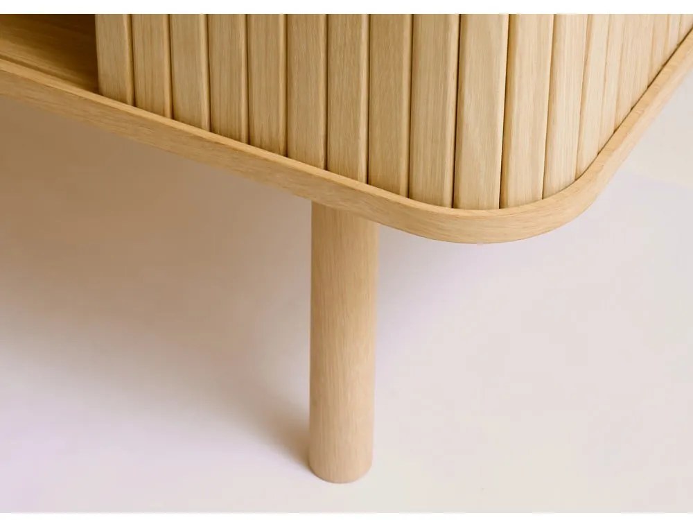 Tavolo TV in rovere naturale 56x160 cm Cavo - Unique Furniture