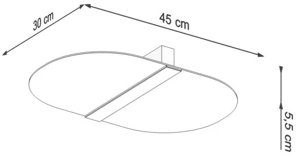 Sollux SL.1005 - Plafoniera SALIA 2xG9/40W/230V