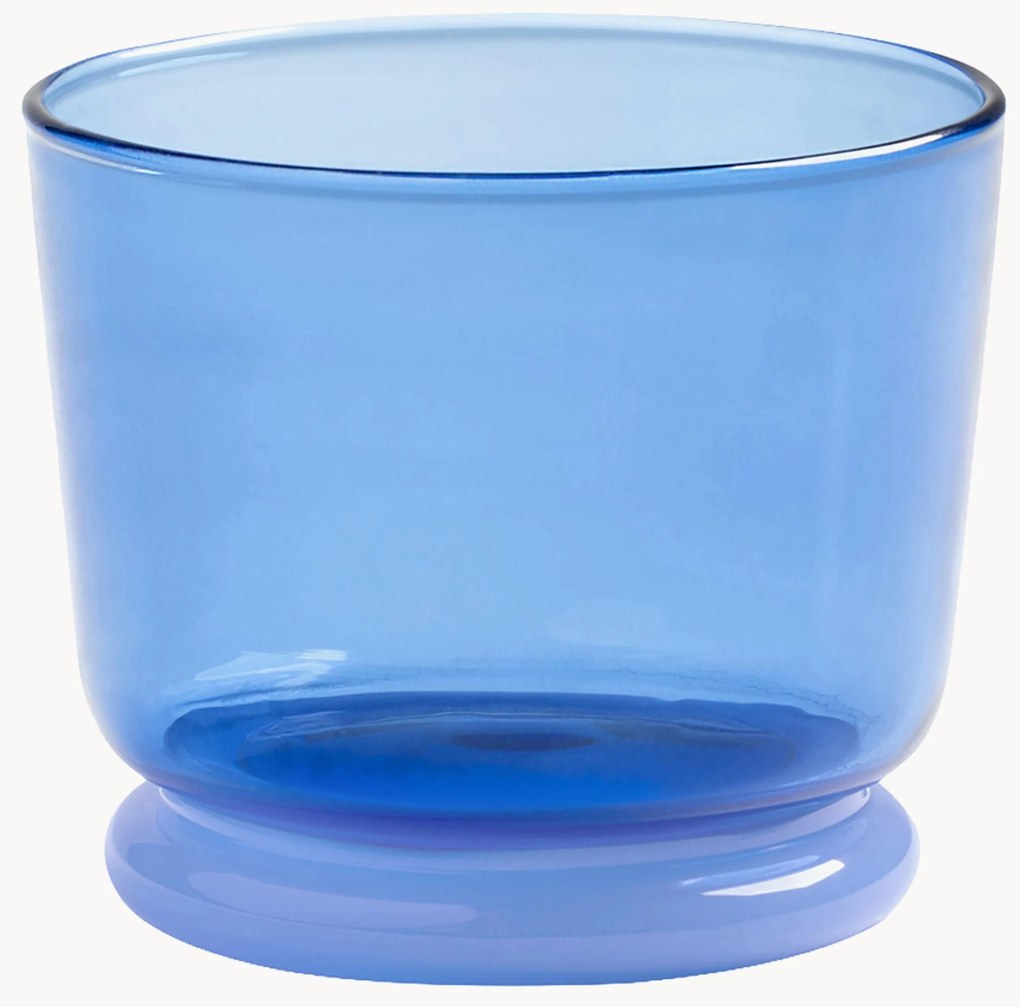 Bicchieri acqua in vetro borosilicato fatti a mano Dew 2 pz