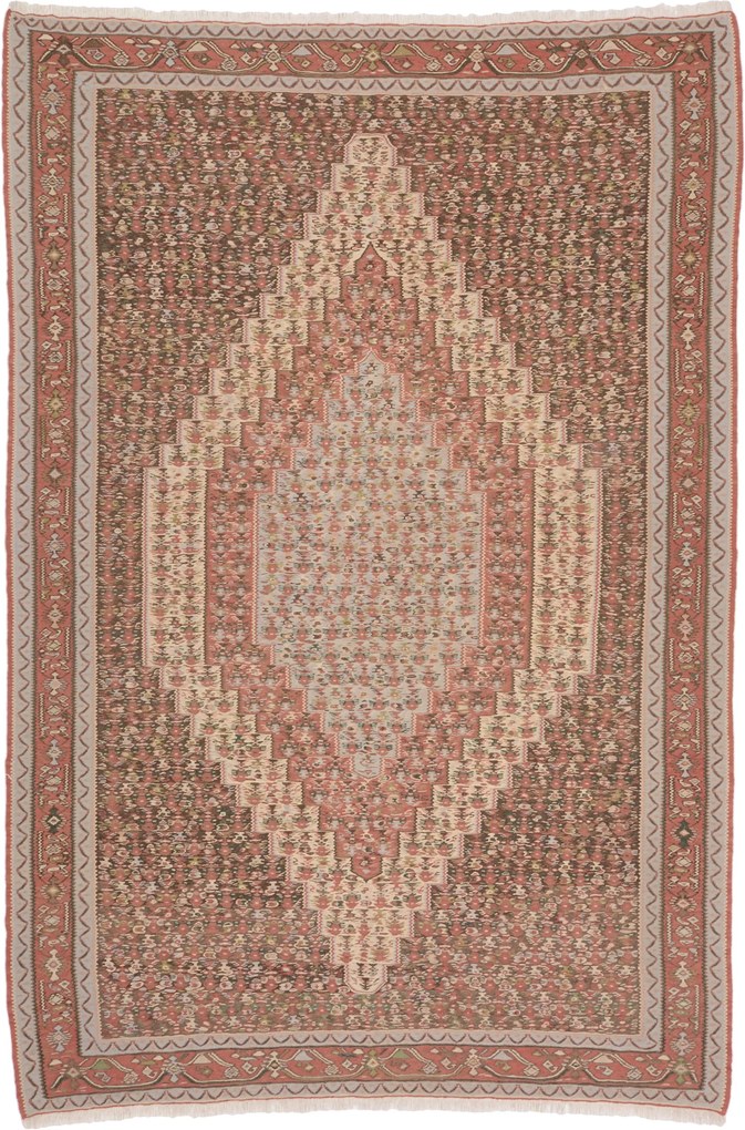 Kilim Tappeto 280x190 (Iran) Annodato A Mano