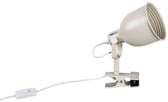 Rabalux 3093 - Faretto con clip 1xE14/25W/230V beige