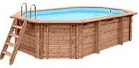 Piscina in legno fuori terra JARDIN 490