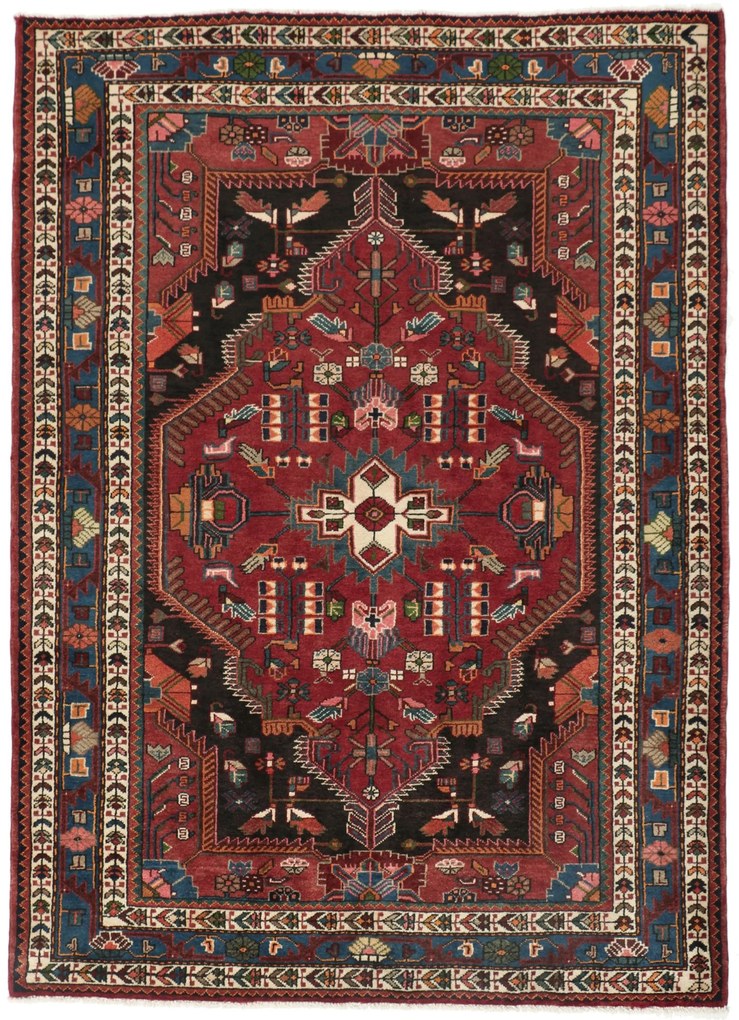 Tuyserkan Tappeto 160 x 220 (Iran) Annodato A Mano