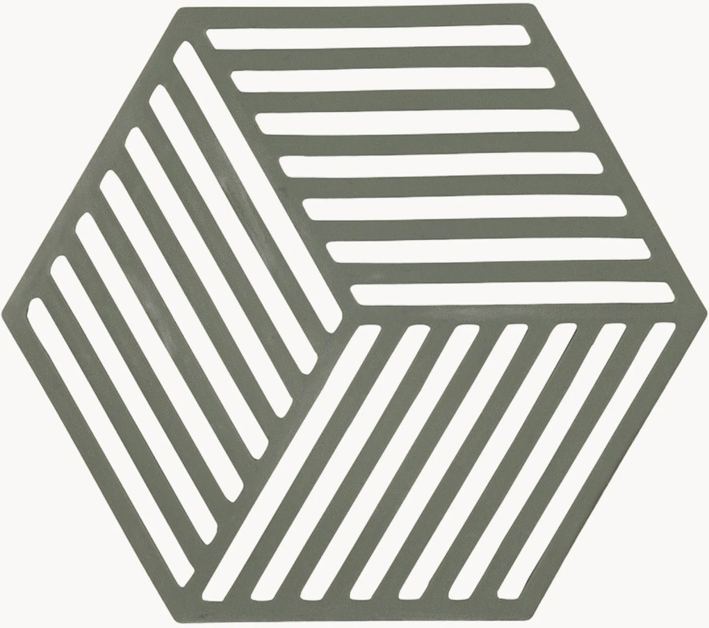 Set di 6 sottobicchieri in silicone Hexagon
