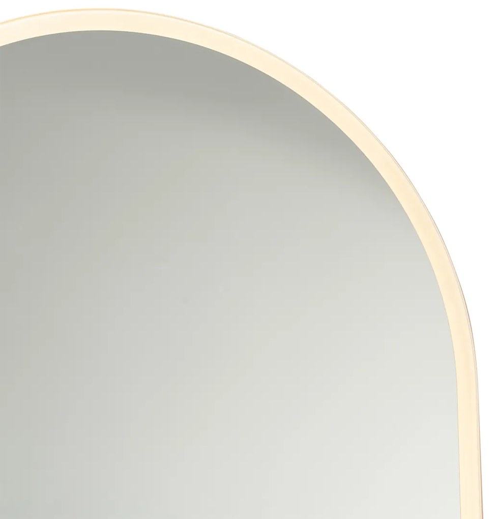 Specchio da bagno moderno con LED e dimmer touch - Bouwina