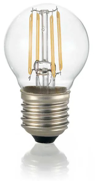 10 Lampadine Led Sfera E27 4 Watt 2700 K 410 Lm Trasparente