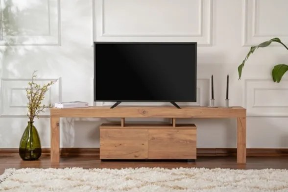 Mobile Porta TV Da Terra 180 Cm A 2 Ante Effetto Legno Dab