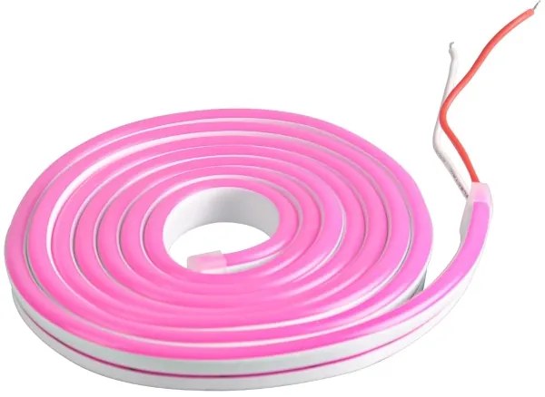 Striscia LED NEON 2 m LED/17W/12V IP65 rosa